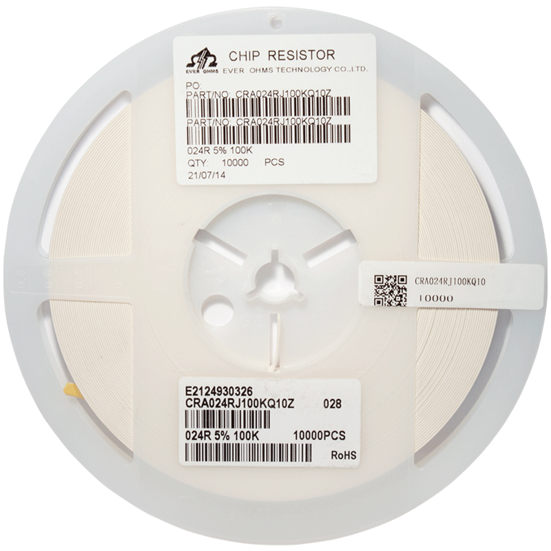 天二CRA024RJ100RQ10Z排阻实拍图片